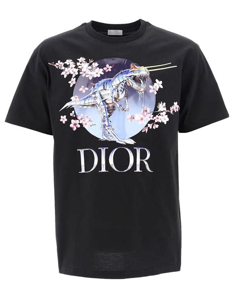 dior mens t shirt dinosaur|christian Dior luxury shirt.